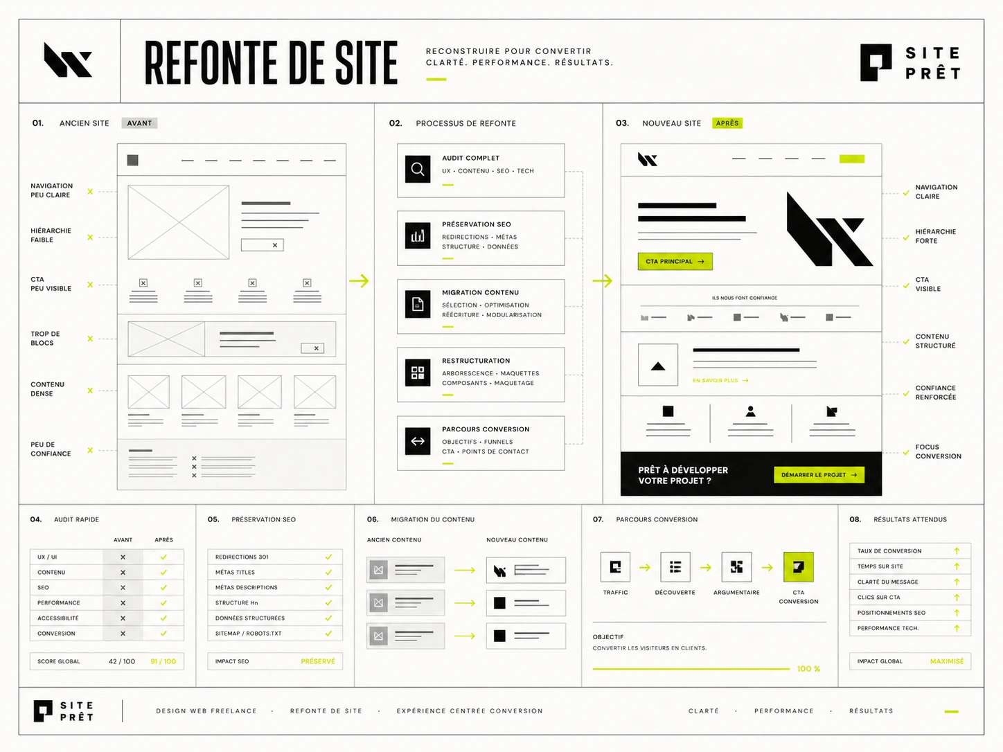 Développement Web : refonte de site internet