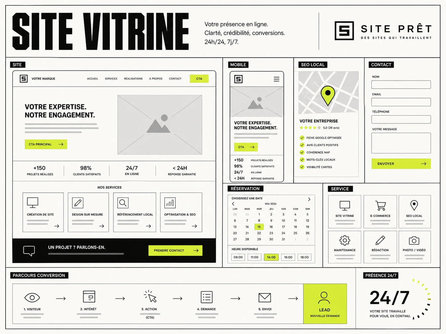 Création site vitrine