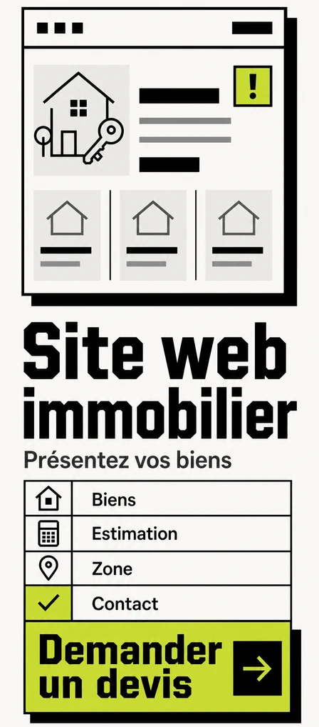 Demande de devis Site Prêt pour un site internet immobilier