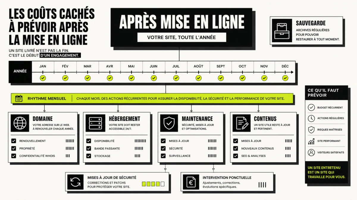 Comparatif prix création site web pour un projet professionnel