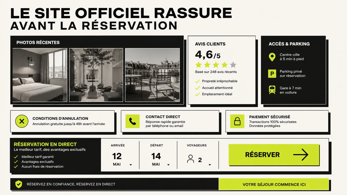 site web hôtel illustration 2