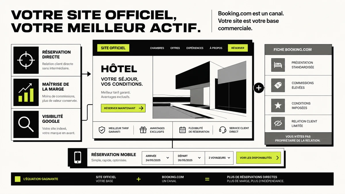 site web hôtel illustration 4